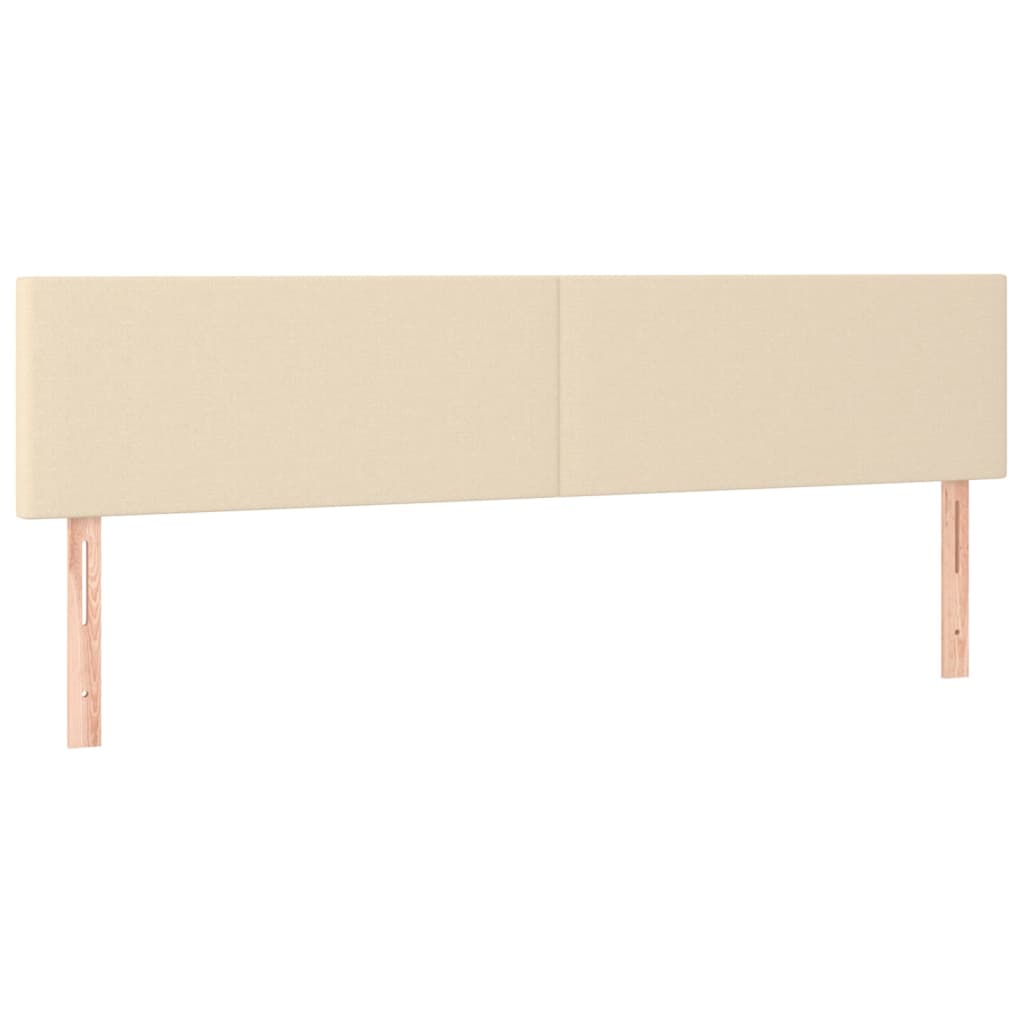 Giroletto a Molle con Materasso Crema 120x190 cm in Tessuto | homemem39