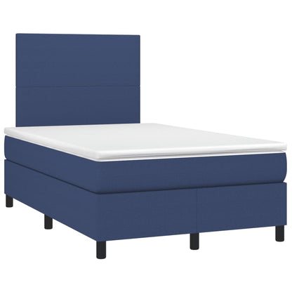 Giroletto a Molle con Materasso Blu 120x190 cm in Tessuto | homemem39