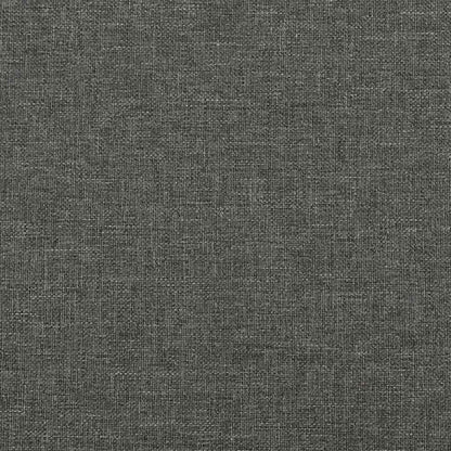 Giroletto a Molle con Materasso Grigio Scuro 120x190cm Tessuto - homemem39