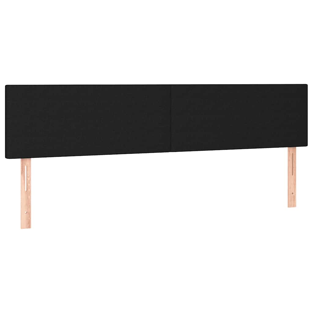 Giroletto a Molle con Materasso Nero 120x190 cm in Tessuto | homemem39