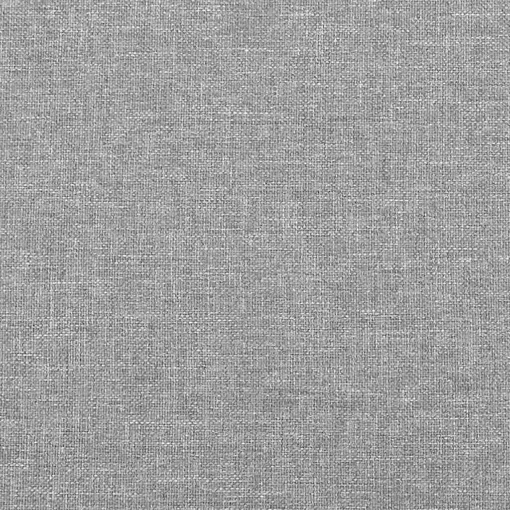 Giroletto a Molle con Materasso Grigio Chiaro 120x190cm Tessuto - homemem39