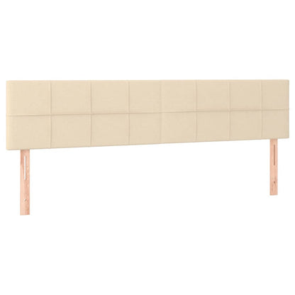 Giroletto a Molle con Materasso Crema 120x190 cm in Tessuto | homemem39