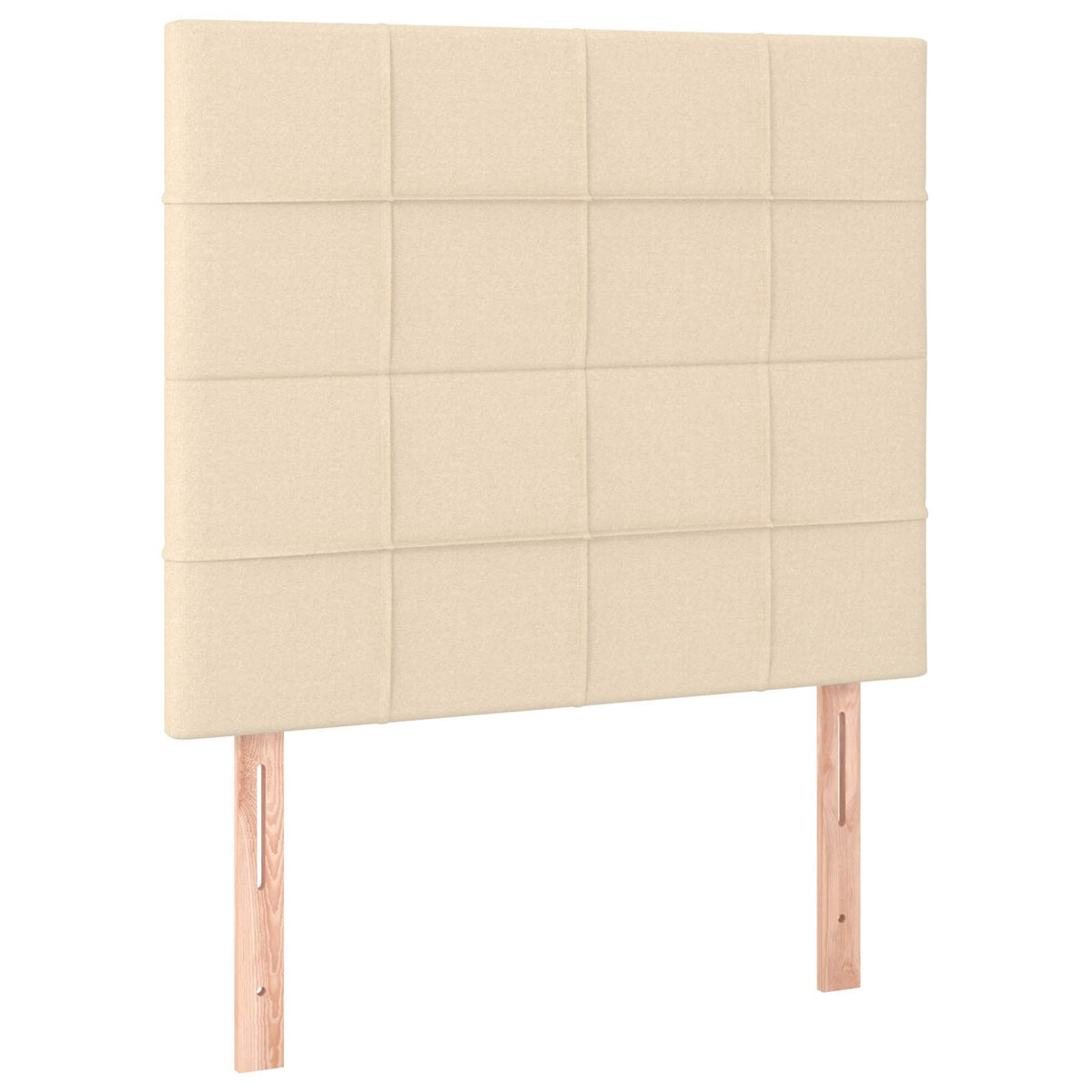 Giroletto a Molle con Materasso Crema 120x190 cm in Tessuto