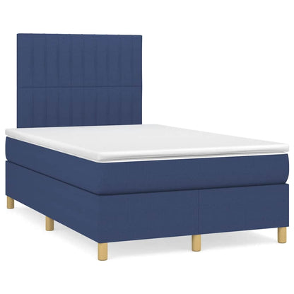 Giroletto a Molle con Materasso Blu 120x190 cm in Tessuto | homemem39