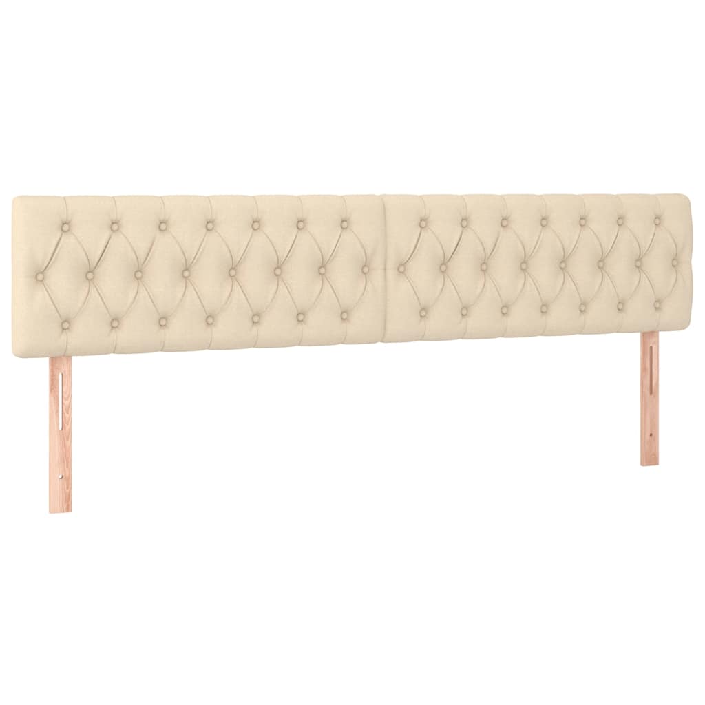 Giroletto a Molle con Materasso Crema 120x190 cm in Tessuto | homemem39