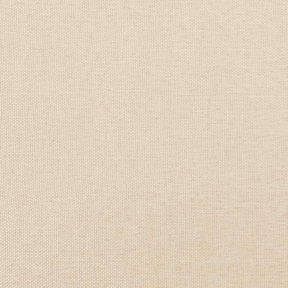 Giroletto a Molle con Materasso Crema 120x190 cm in Tessuto