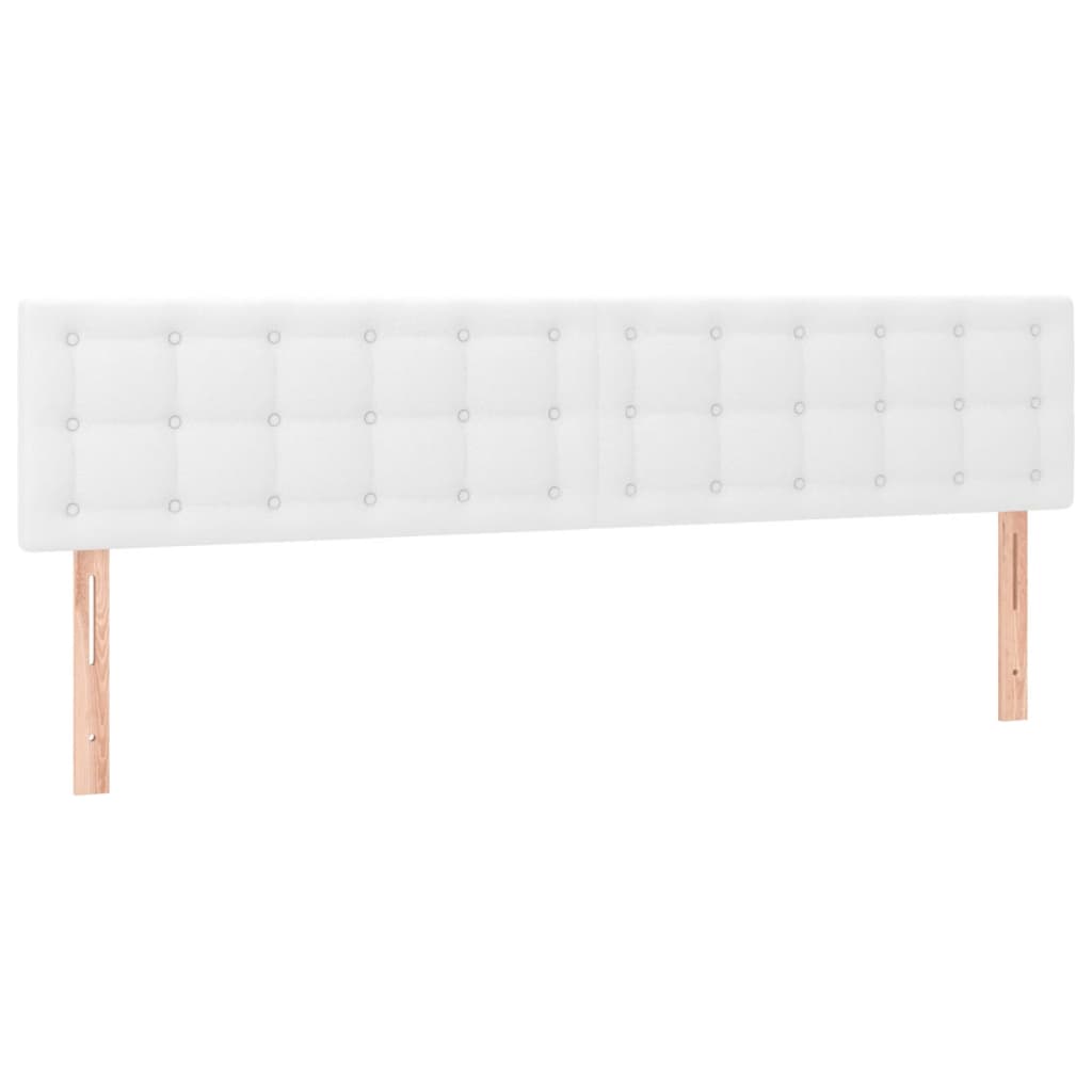 Giroletto a Molle con Materasso Bianco 120x190 cm in Similpelle | homemem39