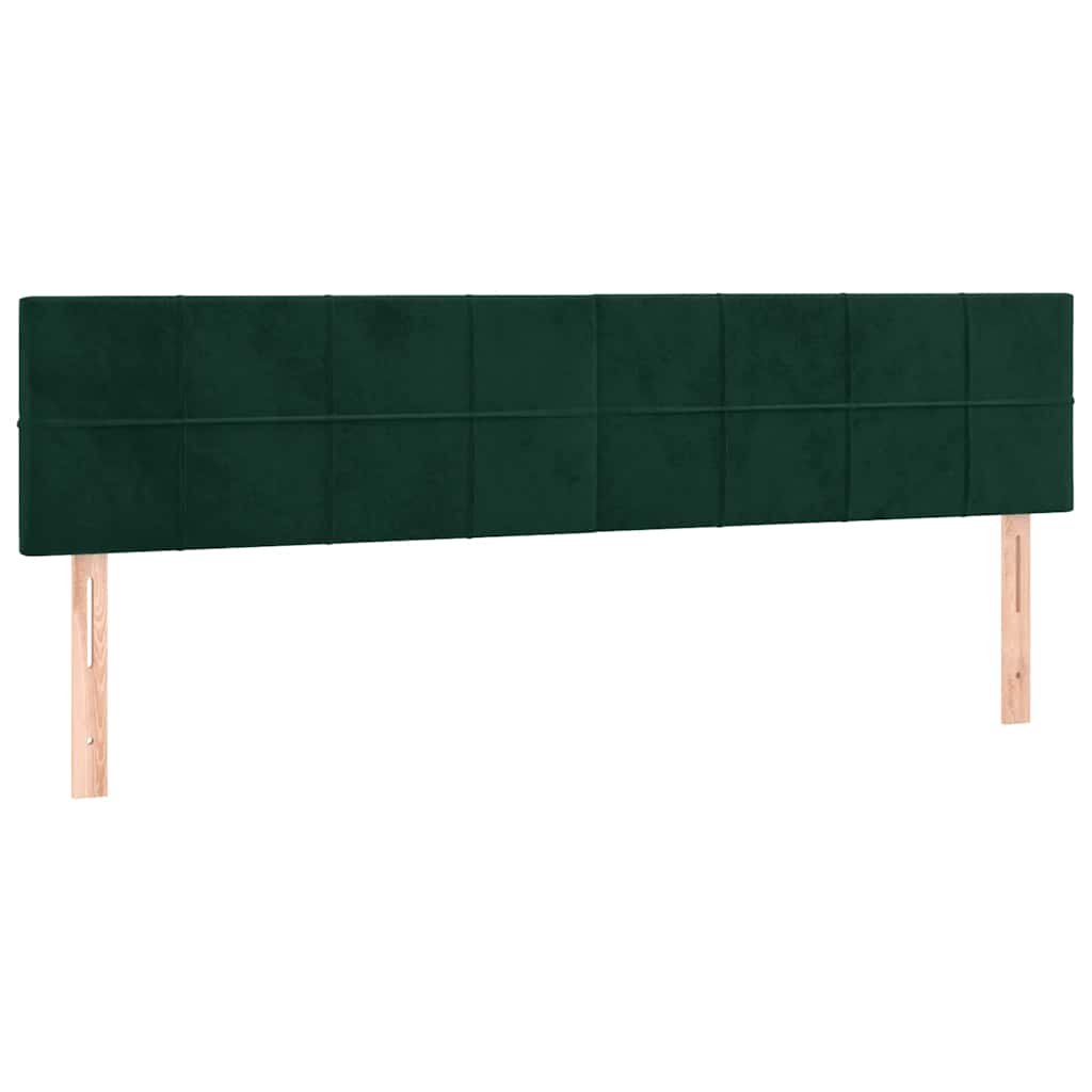 Giroletto a Molle con Materasso Verde Scuro 120x190 cm Velluto | homemem39