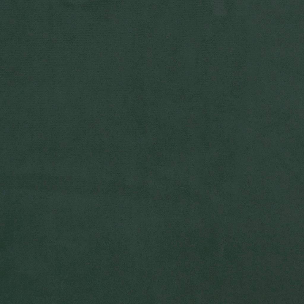 Giroletto a Molle con Materasso Verde Scuro 120x190 cm Velluto | homemem39