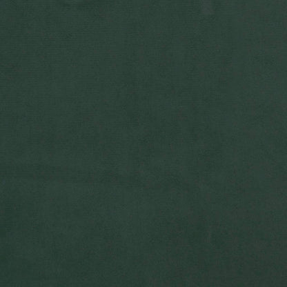 Giroletto a Molle con Materasso Verde Scuro 120x190 cm Velluto | homemem39
