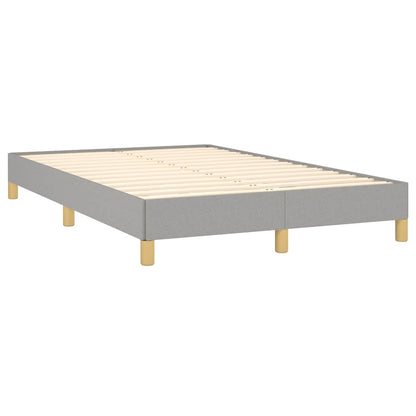 Letto a Molle Materasso e LED Grigio Chiaro 120x190 cm Tessuto | homemem39