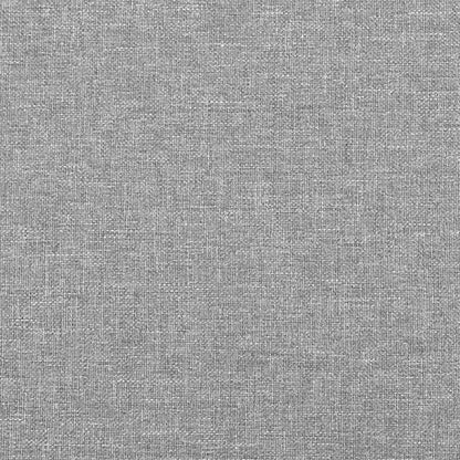 Letto a Molle Materasso e LED Grigio Chiaro 120x190 cm Tessuto | homemem39