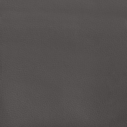 Giroletto Molle con Materasso e LED Grigio 120x190cm Similpelle