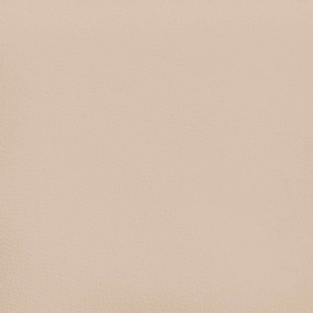 Giroletto Molle Materasso e LED Cappuccino 120x190cm Similpelle | homemem39