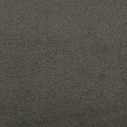 Letto a Molle con Materasso e LED Grigio Scuro 120x190cm
