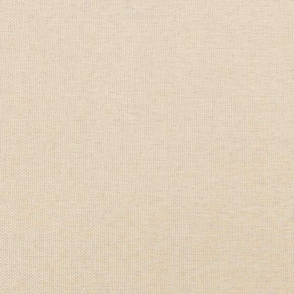 Letto a Molle con Materasso e LED Crema 120x190 cm in Tessuto | homemem39
