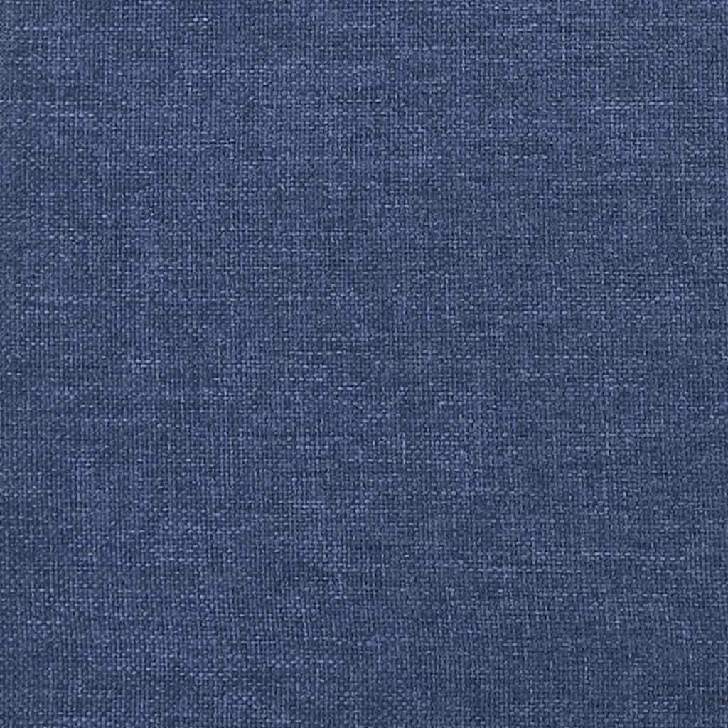 Letto a Molle con Materasso e LED Blu 120x190 cm in Tessuto | homemem39