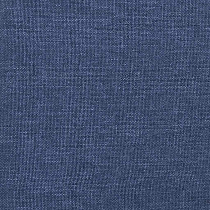 Letto a Molle con Materasso e LED Blu 120x190 cm in Tessuto | homemem39