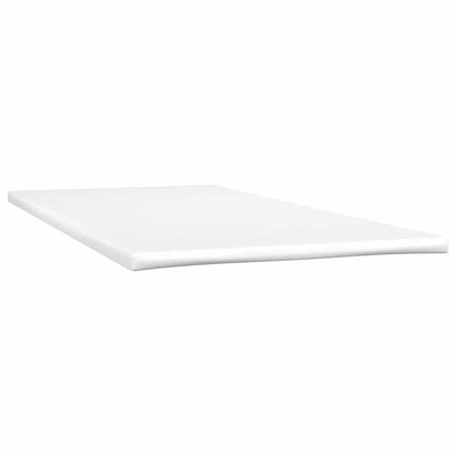 Letto a Molle Materasso e LED Grigio Chiaro 120x190 cm Tessuto