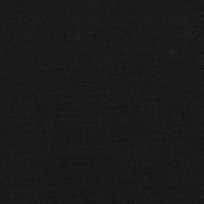 Letto a Molle con Materasso e LED Nero 120x190 cm in Tessuto