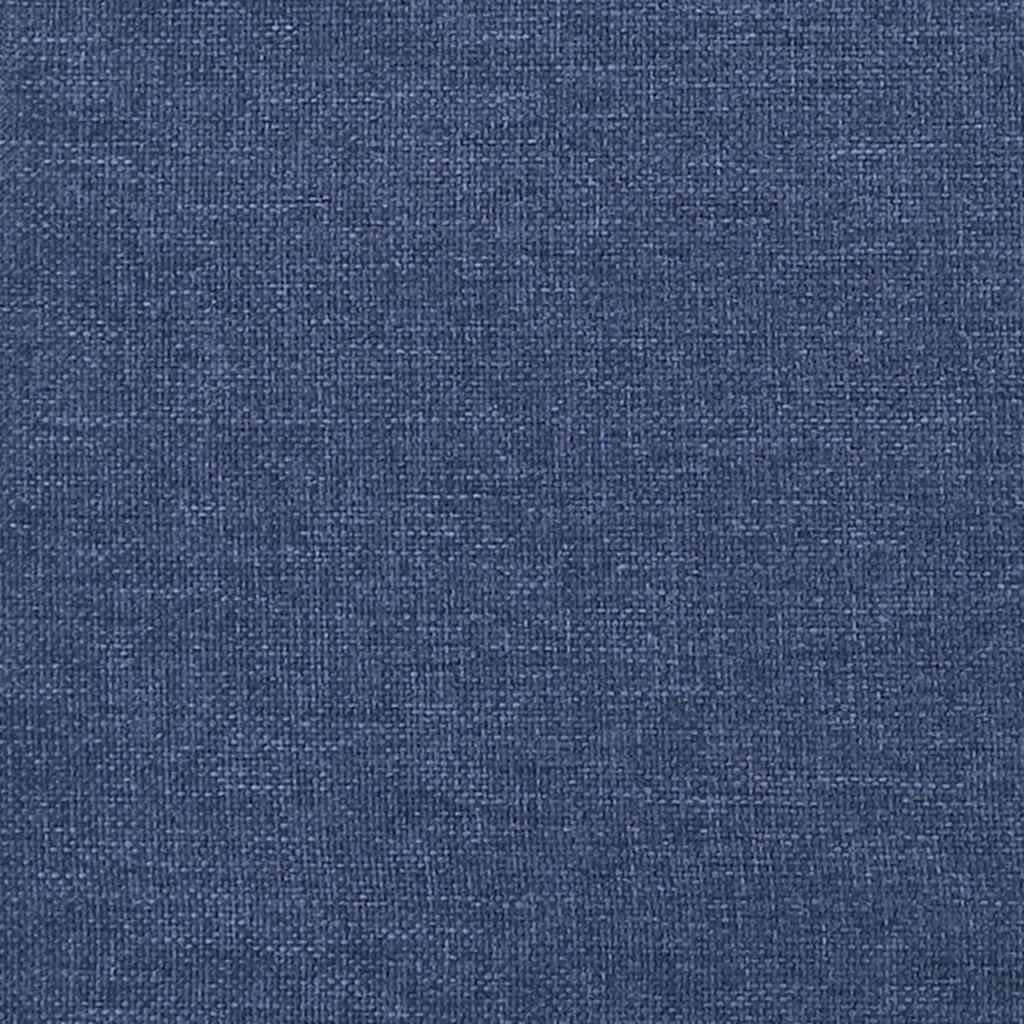 Letto a Molle con Materasso e LED Blu 120x190 cm in Tessuto | homemem39