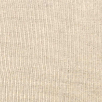 Letto a Molle con Materasso e LED Crema 120x190 cm in Tessuto | homemem39