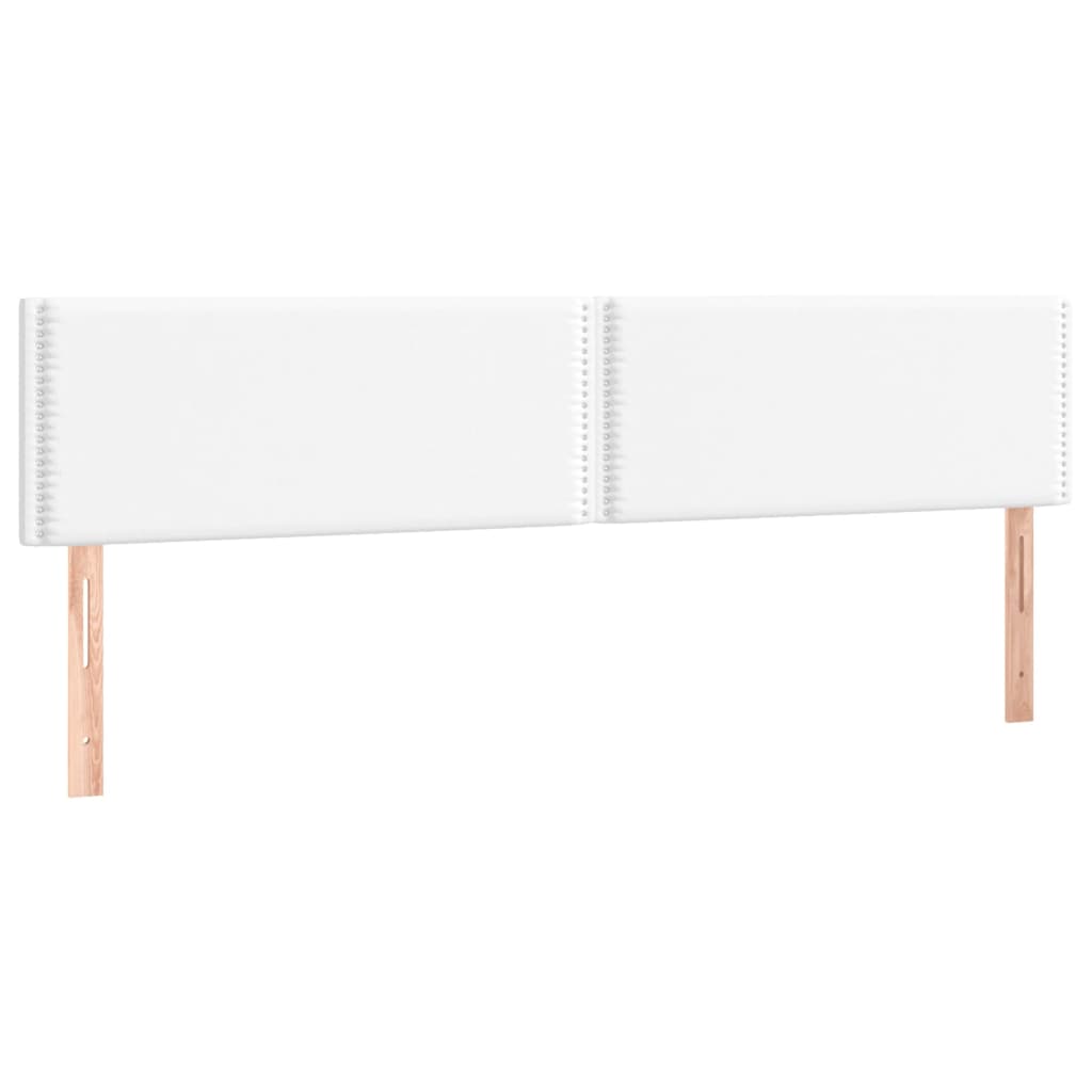 Giroletto Molle con Materasso e LED Bianco 120x190cm Similpelle | homemem39