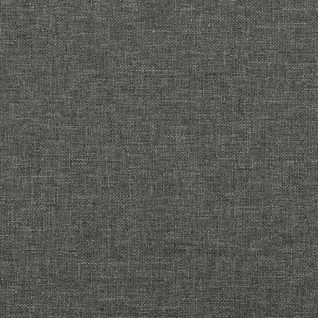 Giroletto a Molle con Materasso Marrone Scuro 120x190cm Tessuto | homemem39
