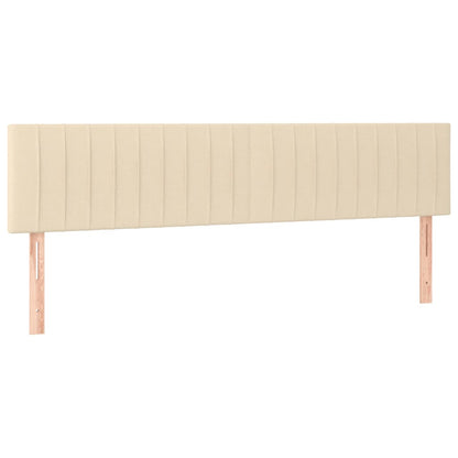 Giroletto a Molle con Materasso Crema 120x190 cm in Tessuto | homemem39