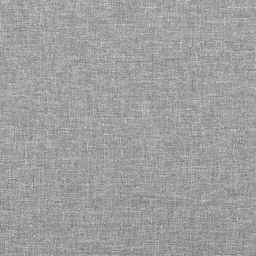 Giroletto a Molle con Materasso Grigio Chiaro 120x190cm Tessuto | homemem39