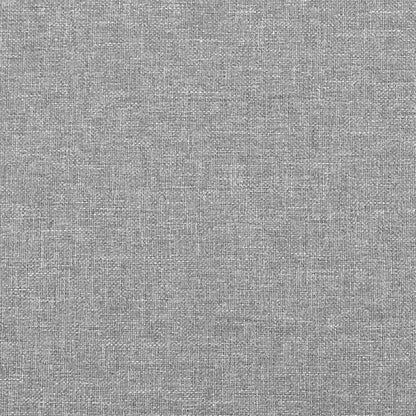 Giroletto a Molle con Materasso Grigio Chiaro 120x190cm Tessuto | homemem39
