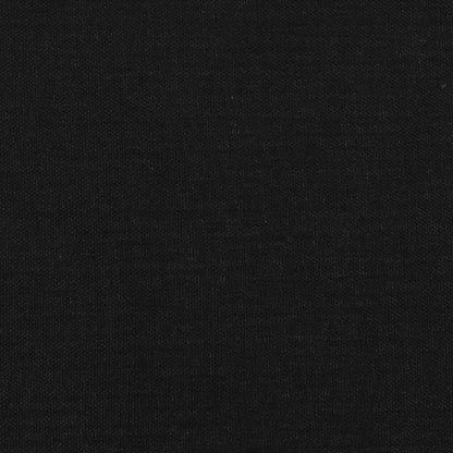 Giroletto a Molle con Materasso Nero 120x190 cm in Tessuto | homemem39