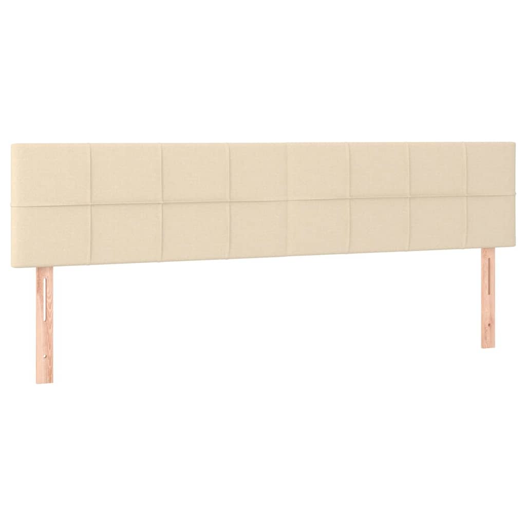Giroletto a Molle con Materasso Crema 120x190 cm in Tessuto | homemem39