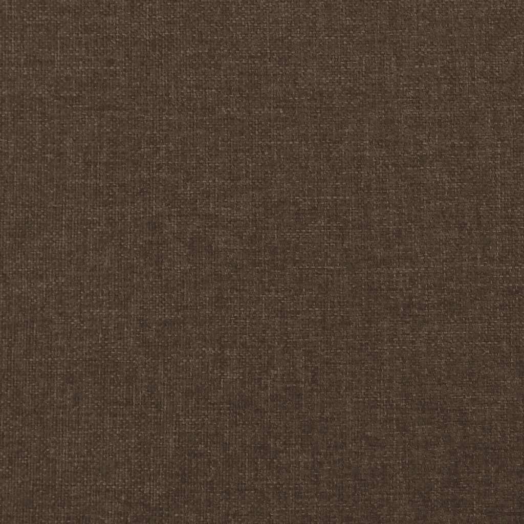 Giroletto a Molle con Materasso Marrone Scuro 120x190cm Tessuto | homemem39