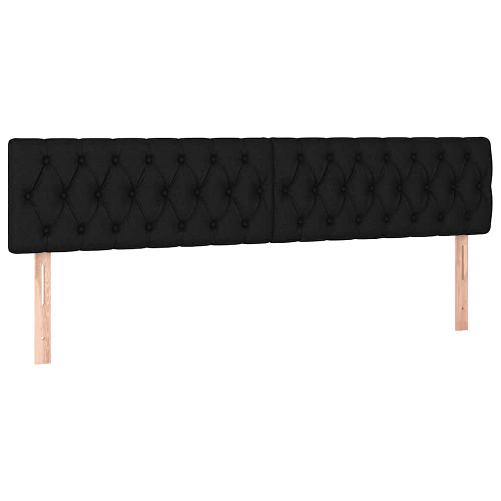 Giroletto a Molle con Materasso Nero 120x190 cm in Tessuto | homemem39