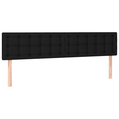 Giroletto a Molle con Materasso Nero 120x190 cm in Tessuto | homemem39