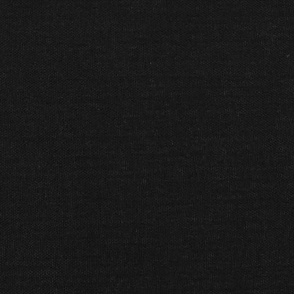 Giroletto a Molle con Materasso Nero 120x190 cm in Tessuto | homemem39