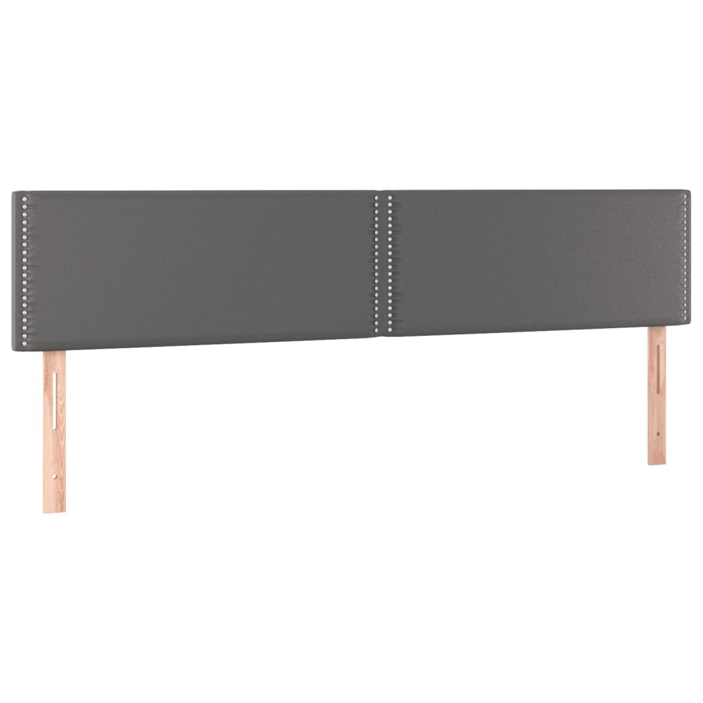 Giroletto a Molle con Materasso Grigio 120x190 cm in Similpelle | homemem39
