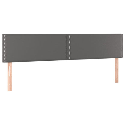 Giroletto a Molle con Materasso Grigio 120x190 cm in Similpelle | homemem39