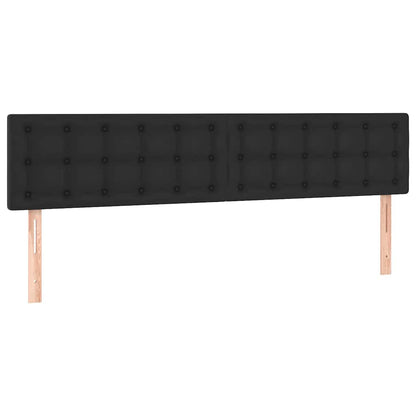 Giroletto a Molle con Materasso Nero 120x190 cm in Similpelle | homemem39