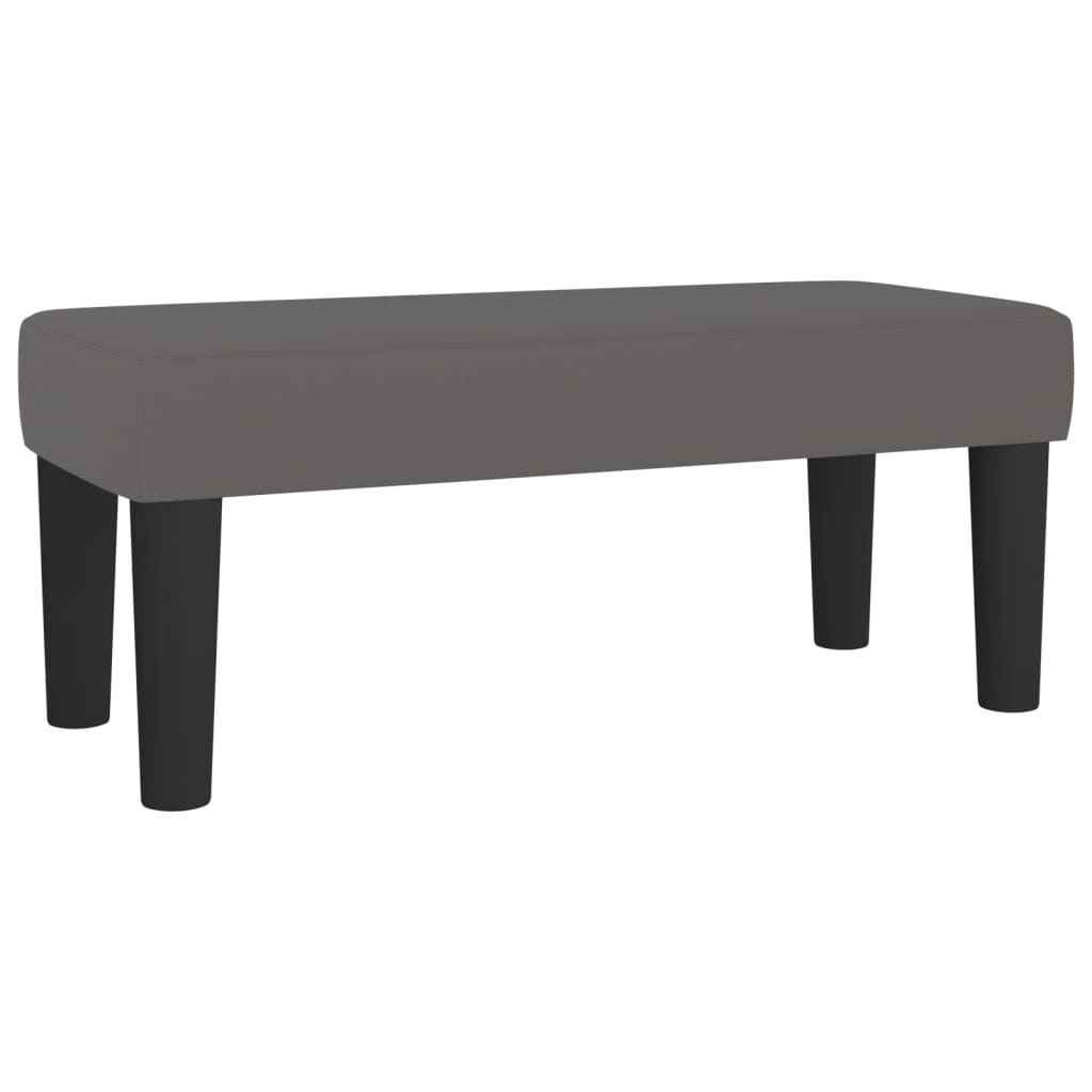 Giroletto a Molle con Materasso Grigio 120x190 cm in Similpelle | homemem39