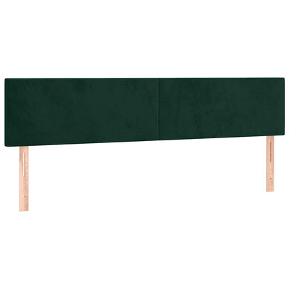 Giroletto a Molle con Materasso Verde Scuro 120x190 cm Velluto | homemem39