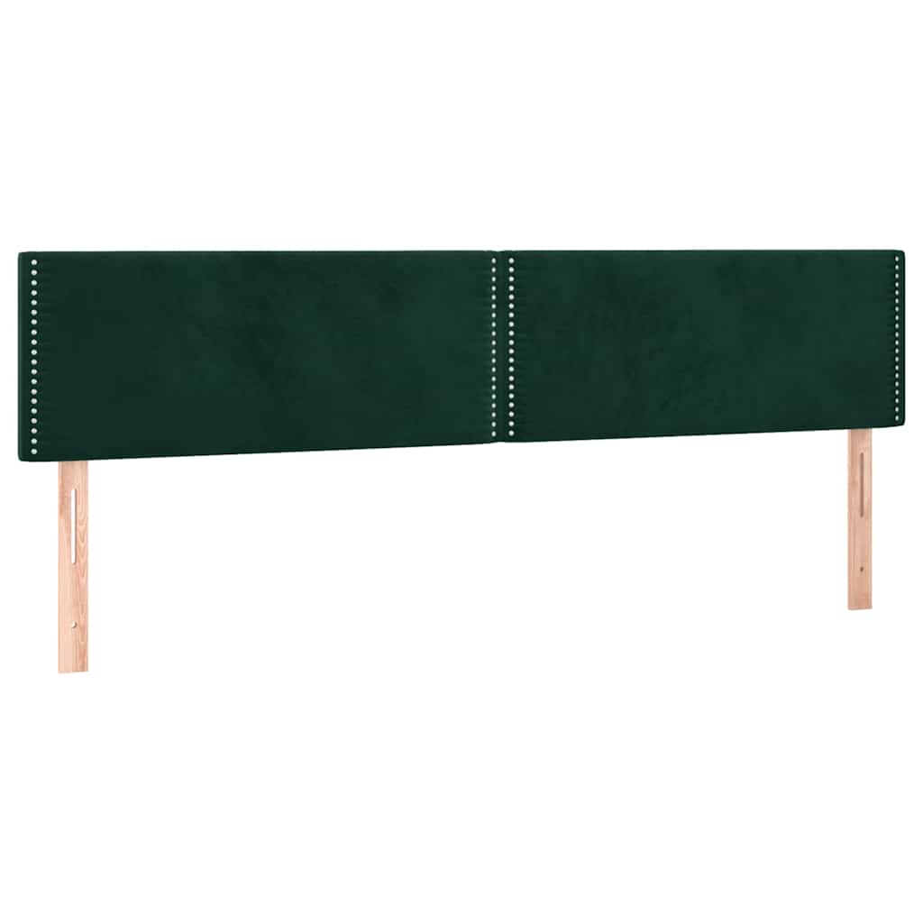 Giroletto a Molle con Materasso Verde Scuro 120x190 cm Velluto | homemem39