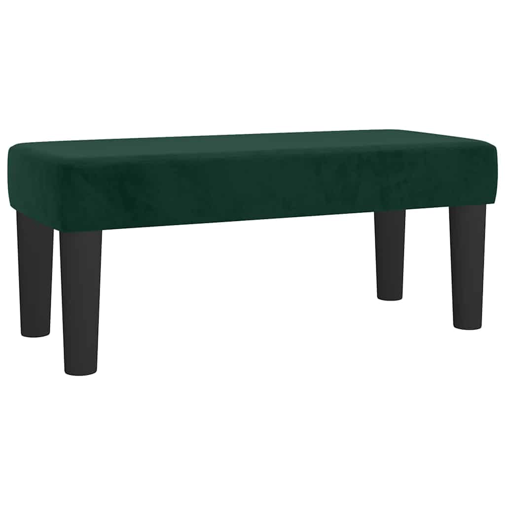 Giroletto a Molle con Materasso Verde Scuro 120x190 cm Velluto | homemem39