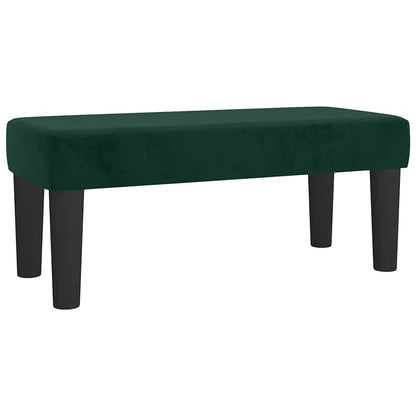 Giroletto a Molle con Materasso Verde Scuro 120x190 cm Velluto | homemem39