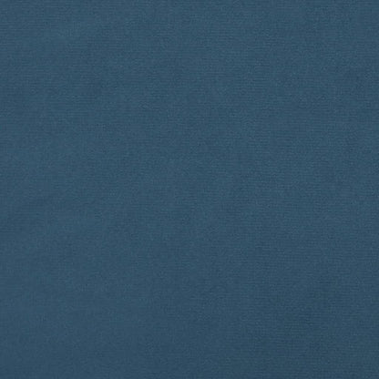 Giroletto a Molle con Materasso Blu Scuro 120x190 cm in Velluto | homemem39