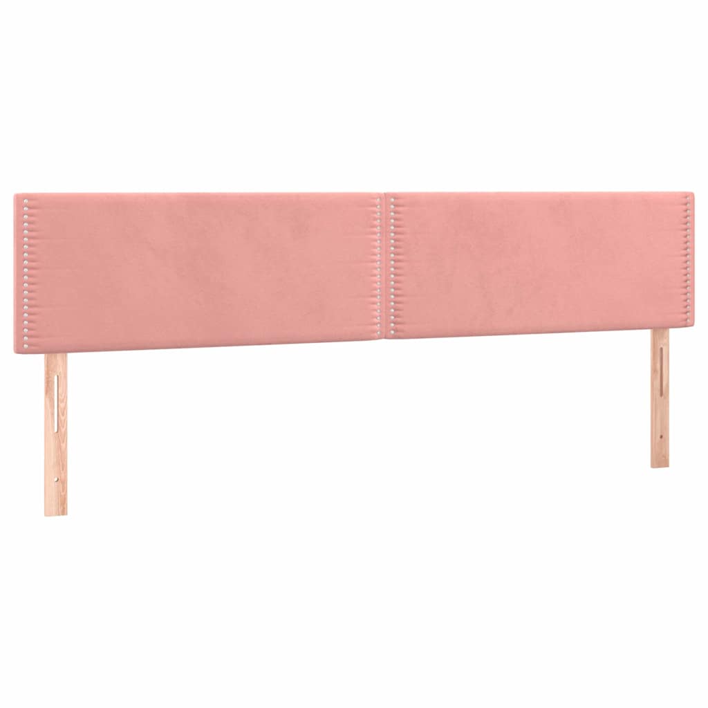 Giroletto a Molle con Materasso Rosa 120x190 cm in Velluto | homemem39