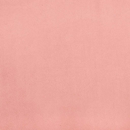 Giroletto a Molle con Materasso Rosa 120x190 cm in Velluto | homemem39