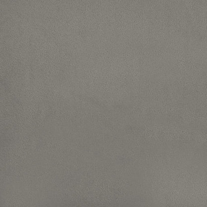 Giroletto a Molle con Materasso Grigio Chiaro 120x190cm Velluto | homemem39