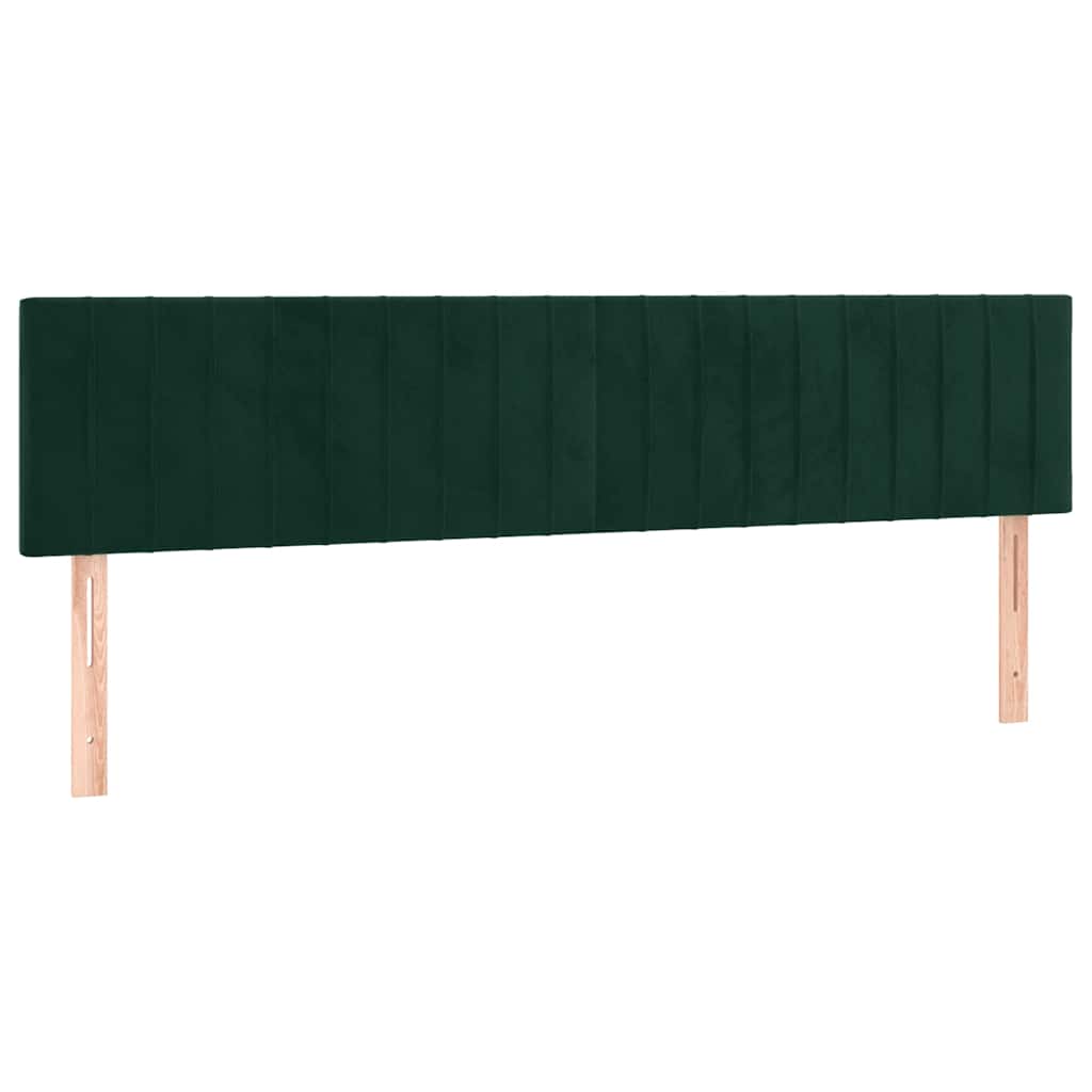 Giroletto a Molle con Materasso Verde Scuro 120x190 cm Velluto | homemem39